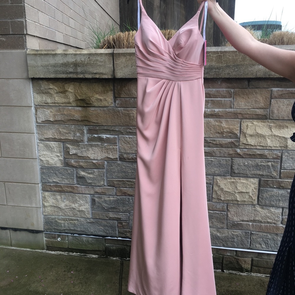 NWT Prom Gown 50428 by Jovani in Blush Size 4 - Picture 7 of 7